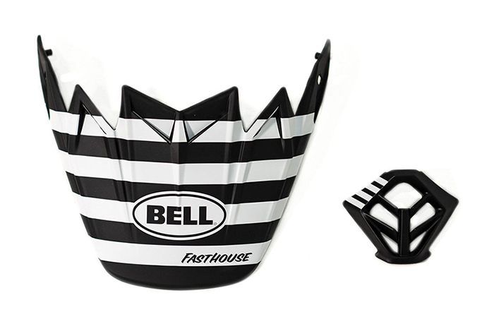 Bell Kit Moto-9 Mips / Flex Fasthouse Stripes- Mat Zwart / Wit